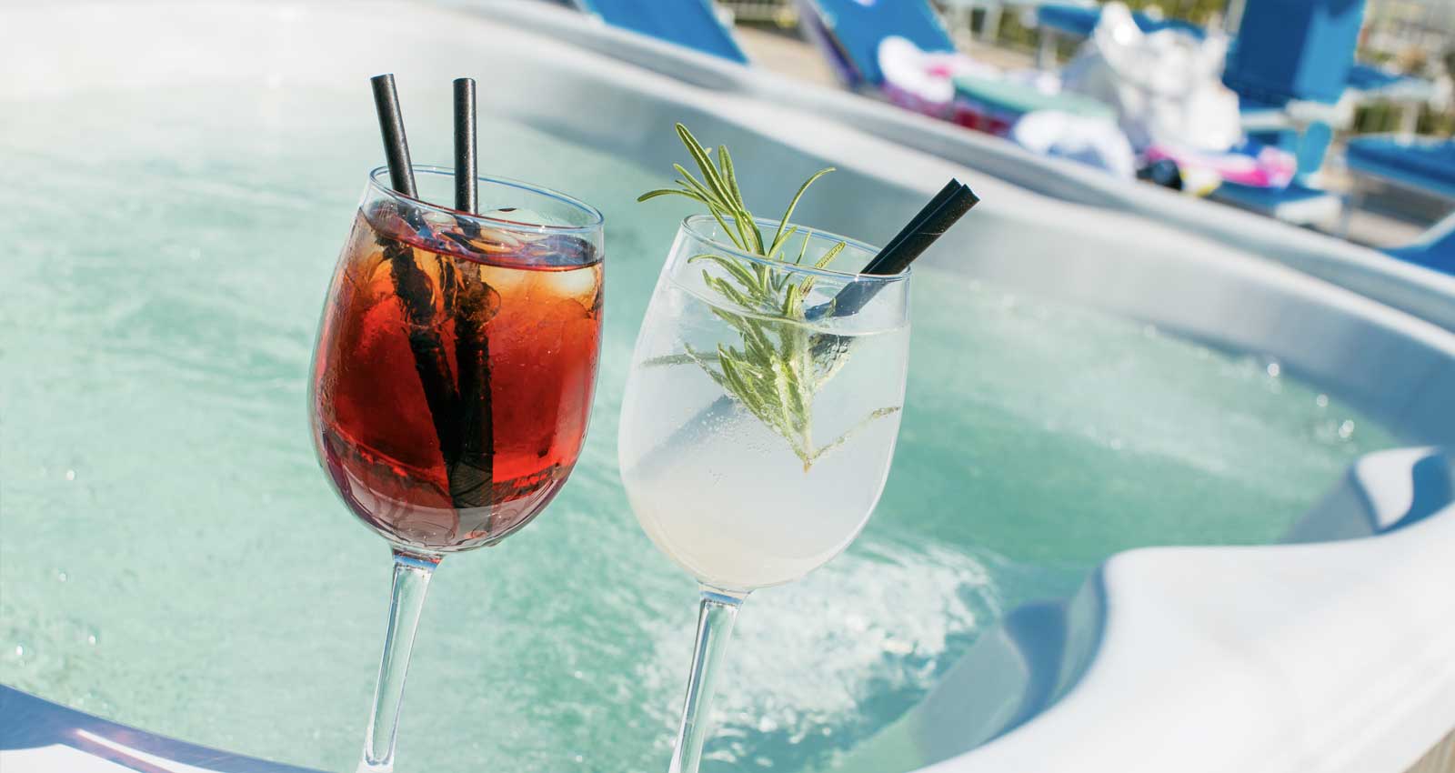 Cocktail a bordo vasca